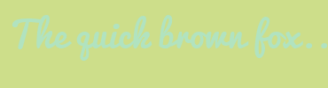 Image with Font Color B1E3C0 and Background Color CDDE8A